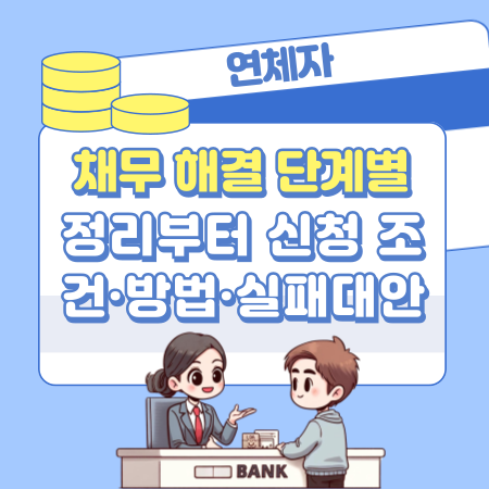 011연체자 채무 해결 단계별 정리부터 신청 조건·방법·실패 대안까지
